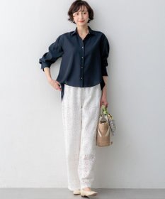 23区 【先行予約】ラッセルオーナメントレース ワイド パンツ