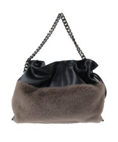 YECCA VECCA 2wayチェーンギャザーバッグ