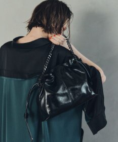 YECCA VECCA 2wayチェーンギャザーバッグ