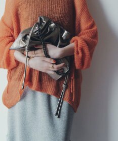 YECCA VECCA 2wayチェーンギャザーバッグ