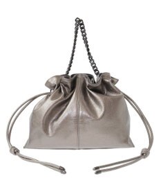 YECCA VECCA 2wayチェーンギャザーバッグ