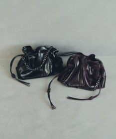 YECCA VECCA 2wayチェーンギャザーバッグ