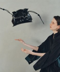 YECCA VECCA 2wayチェーンギャザーバッグ