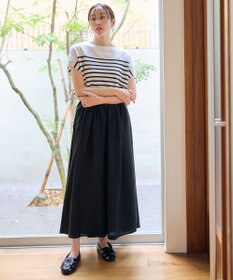 ANY 【新色追加/14色展開】アクリルガーターフレンチスリーブニット