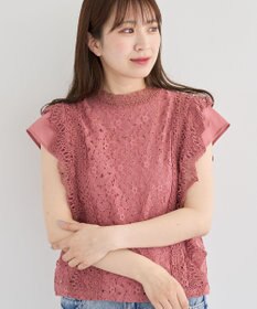 Green Parks ・Ｐｅｔｉｔ　Ｆｌｅｕｒ　フレンチレーシーブラウス