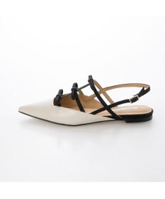 MODE ET JACOMO <MODE ET JACOMO>リボンフラットバックベルトパンプス