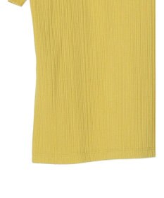 Green Parks リブ肩デザイン５分袖プルオーバー