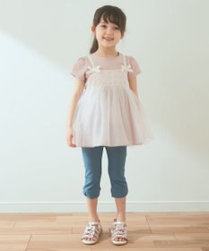 ANY KIDS チュールドッキングTシャツ