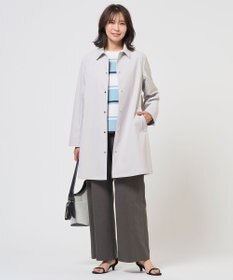 J.PRESS LADIES Cotton Acetate ブロッキング ボーダー ニット
