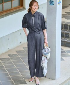 23区 【好評につき追加】コットンシルク マップ柄 ストール