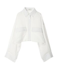 earth music&ecology ビッグポケットショートシャツ