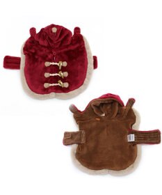 PET PARADISE ペットパラダイス ダッフルポンチョ 《レッド》 中型犬 大型犬