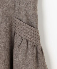 Feroux バッグリボン ジャンパースカート