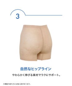 WACOAL ガードル 綿混ソフトガードル 通気性がよい(本体) おなかやさしくサポート 一枚ばき可能 ショート丈 【EverChic】 レディース GRC330 /ワコール