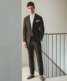 GOTAIRIKU セットアップ仕様【猛暑対応の7機能】カラミ セットアップパンツ_グレンチェック(26年モデル)