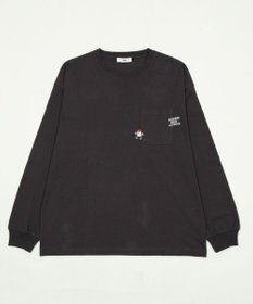 WEGO ポケット刺繍BIG　T（長袖）
