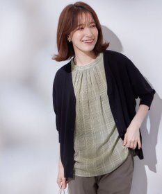 ANY 【UVケア/接触冷感/アンチピリング】多機能ハーフスリーブカーディガン