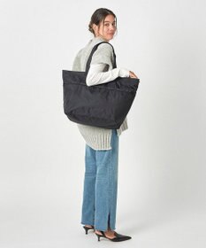 LeSportsac CARLIN ZIP TOP TOTE BAG/リサイクルドブラックJP