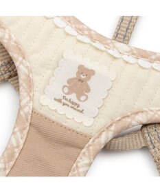 PET PARADISE ペットパラダイス くまちゃん リード付きハーネス 《チェック柄》 ４Ｓ/３Ｓ