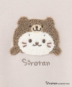 ANY KIDS 【しろたん×any FAM】しろたんサガラ刺繍長袖Tシャツ