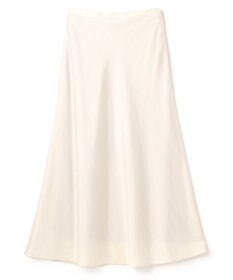 uncrave 【洗える】サテン フレアスカート（uncrave STANDARD）