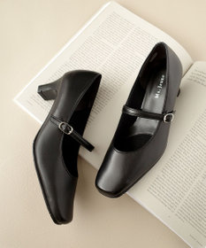 Pointer 【5cmヒール】日本製 ストラップオフィスパンプス