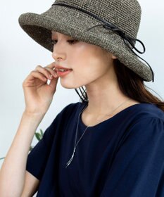 Tiaclasse ナチュラルな風合いのアンダリミックスクロシェハット