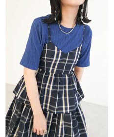 Green Parks BEST PRICE  ５分袖プリーツ加工プルオーバー