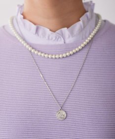 J.PRESS LADIES 【3WAY】 パールコイン 2連 ネックレス