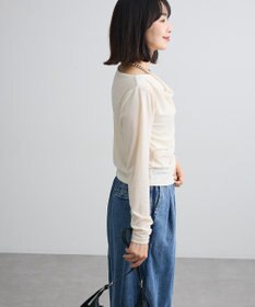 Green Parks 【WEB限定】シアーベロアオフショル長袖プルオーバーⅡ