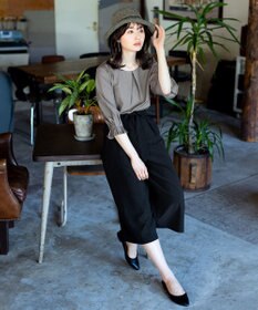 Tiaclasse ナチュラルな風合いのアンダリミックスクロシェハット