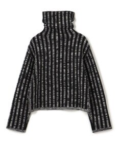 JOSEPH ストライプアニメーション　ハイネックニット