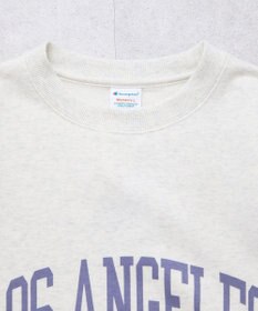 earth music&ecology チャンピオン　ｅｍａｅプリント裏毛プルオーバー