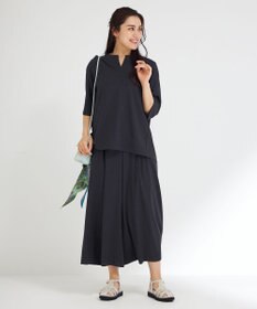 23区 L 【Lサイズ限定/洗える】ハイストレッチツイル ブラウス