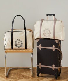 Maison de FLEUR EC限定キャンバスキャリーオンボストンバッグ