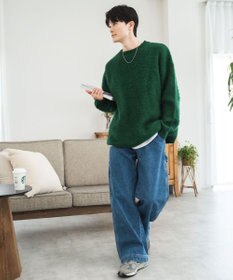 WEGO モヘアライクBIGプルオーバー