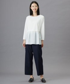 J.PRESS LADIES 【WEB限定】レイヤードフレアー カットソー