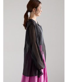 Te chichi シアーノーカラーシャツ