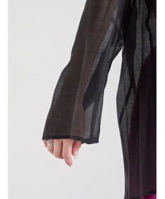 Te chichi シアーノーカラーシャツ