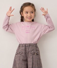 ANY KIDS 【Good Price】 ANY刺繍 長袖Tシャツ