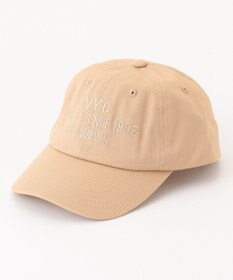 J.PRESS MEN 【NYUZELESS】コットンチノ 刺繍 キャップ ベージュ系