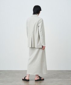 ATON HEAVY HEMP | タックストレートスカート