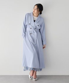 YECCA VECCA 【UVカット/花粉ガード】素材MIXトレンチコート