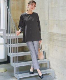 Tiaclasse L バックフレアヨークチュニック