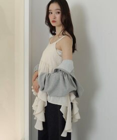 WEGO イレヘムフリルキャミワンピース