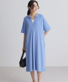 組曲 クリアストレッチスキッパーニット ワンピース