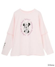 Green Parks ミッキー＆フレンズ／レイヤードプリントロングＴシャツ