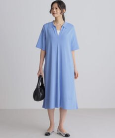 組曲 クリアストレッチスキッパーニット ワンピース