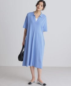 組曲 クリアストレッチスキッパーニット ワンピース