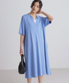 組曲 クリアストレッチスキッパーニット ワンピース